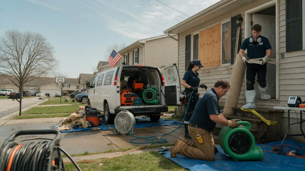 Water Damage Restoration in Oswego, IL near me
